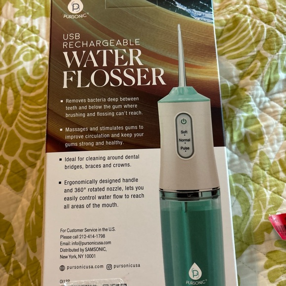 Pursonic USB Rechargeable Oral Irrigator Water Flosser White NWB - Picture 1 of 8
